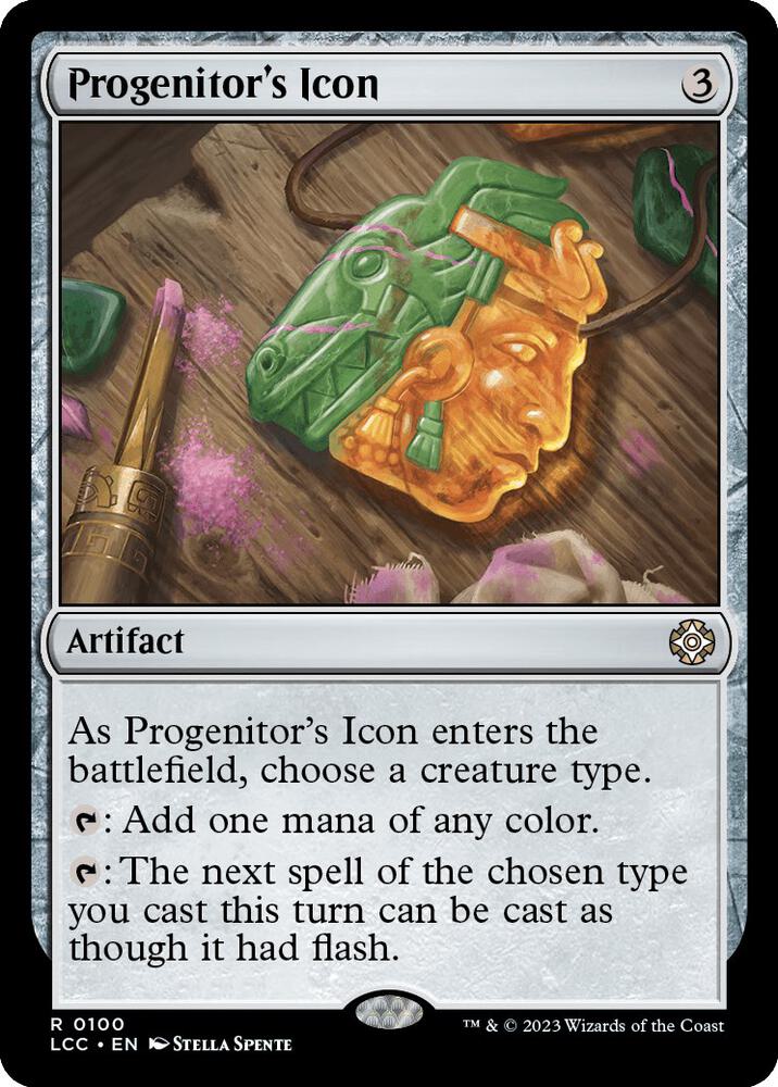 Progenitor's Icon 100 card from Commander: The Lost Caverns of Ixalan