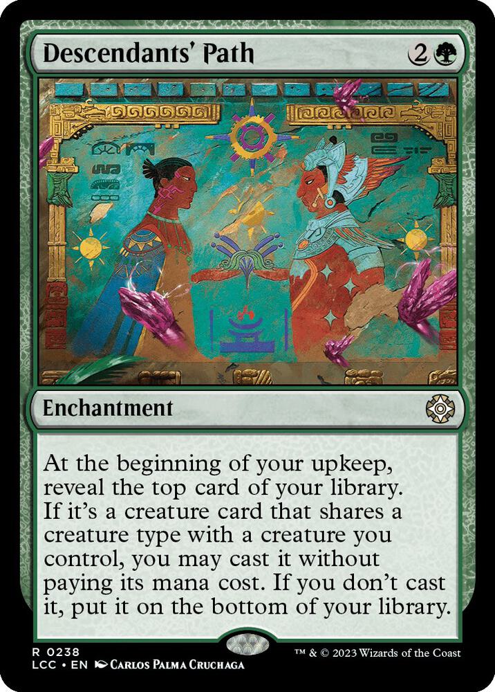 Descendants' Path 238 card from Commander: The Lost Caverns of Ixalan