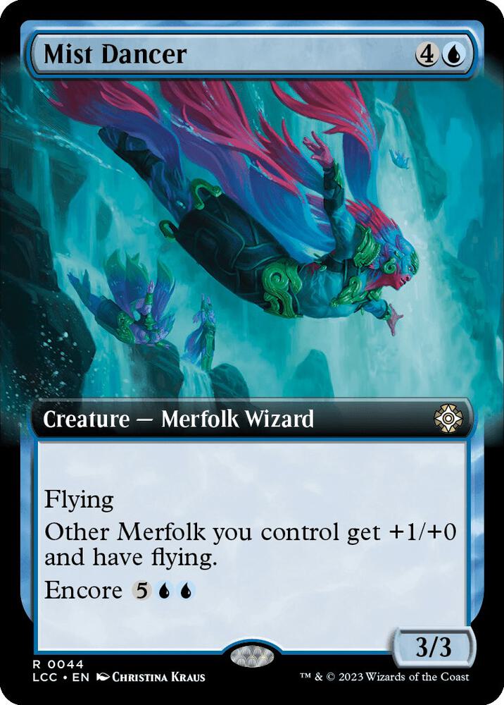 Mist Dancer (Extended Art) 44 card from Commander: The Lost Caverns of Ixalan