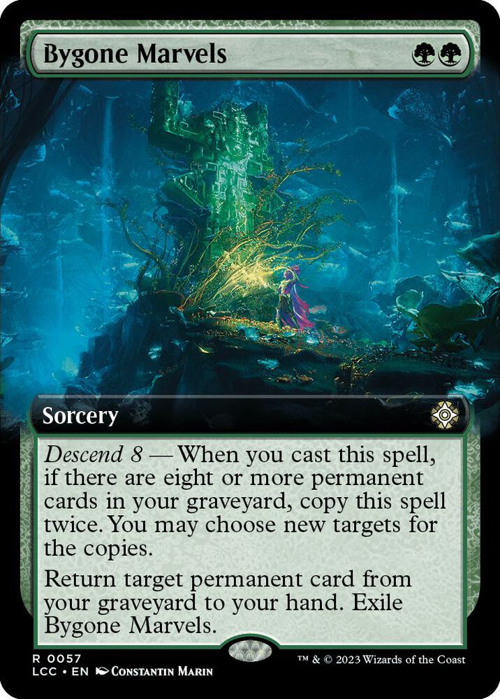 Bygone Marvels (Extended Art) 57 card from Commander: The Lost Caverns of Ixalan