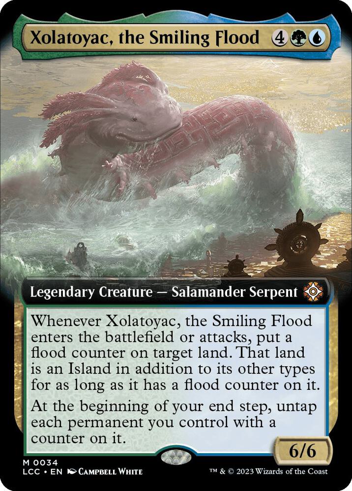 Xolatoyac, the Smiling Flood (Extended Art) 34 card from Commander: The Lost Caverns of Ixalan