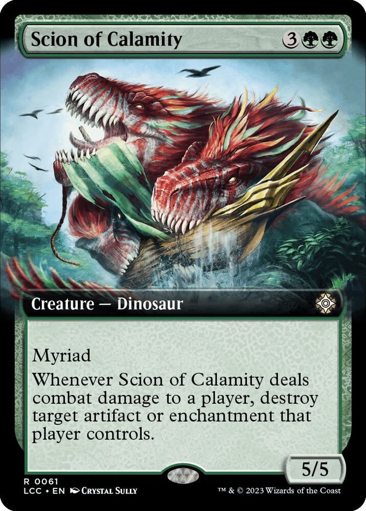 Scion of Calamity (Extended Art) 61 card from Commander: The Lost Caverns of Ixalan