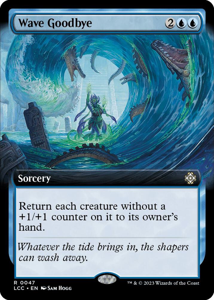Wave Goodbye (Extended Art) 47 card from Commander: The Lost Caverns of Ixalan