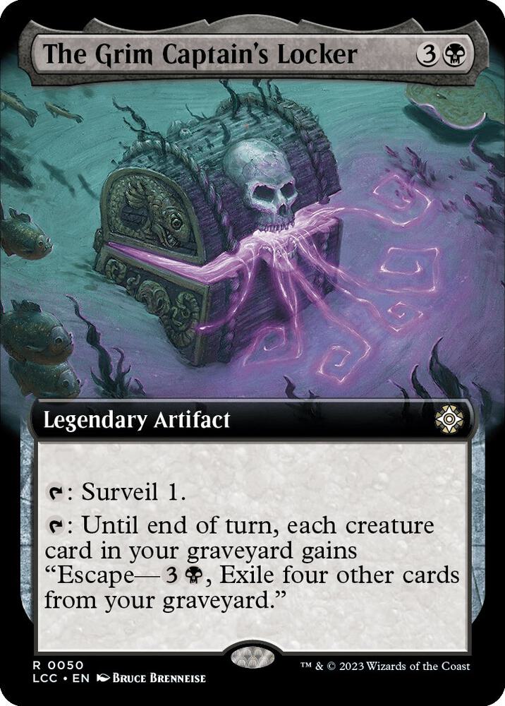 The Grim Captain's Locker (Extended Art) 50 card from Commander: The Lost Caverns of Ixalan
