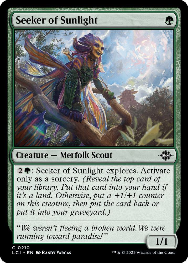 Seeker of Sunlight 210 card from The Lost Caverns of Ixalan