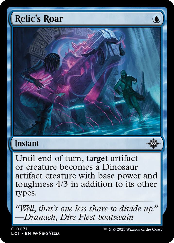 Relic's Roar 71 card from The Lost Caverns of Ixalan