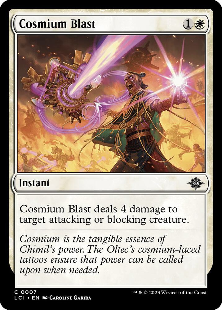 Cosmium Blast 7 card from The Lost Caverns of Ixalan