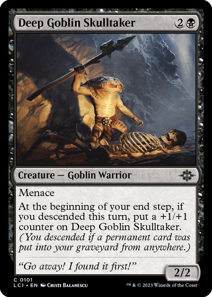 Deep Goblin Skulltaker 101 card from The Lost Caverns of Ixalan
