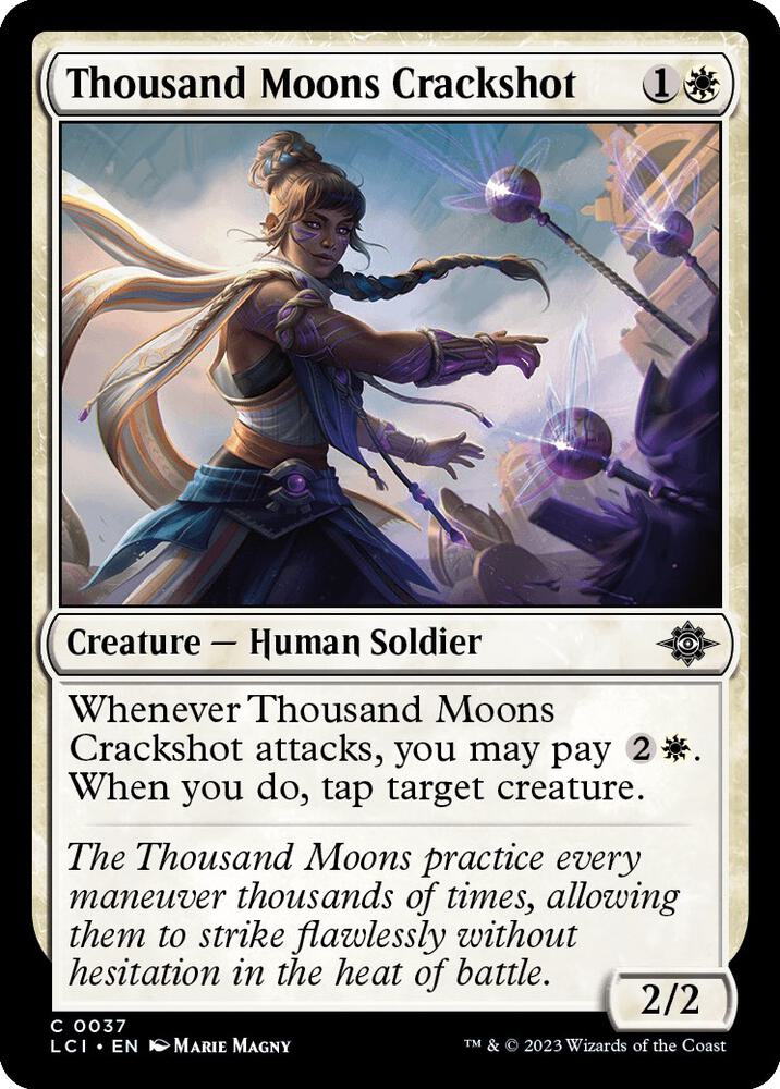 Thousand Moons Crackshot 37 card from The Lost Caverns of Ixalan