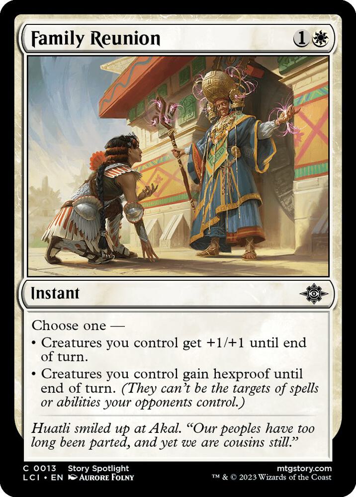 Family Reunion 13 card from The Lost Caverns of Ixalan
