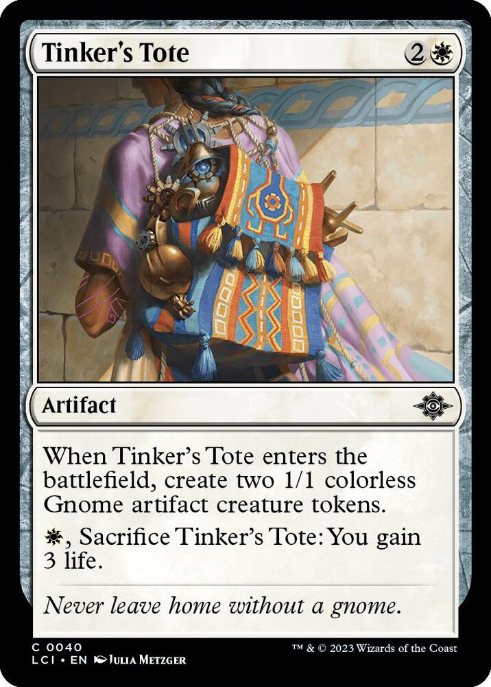 Tinker's Tote 40 card from The Lost Caverns of Ixalan
