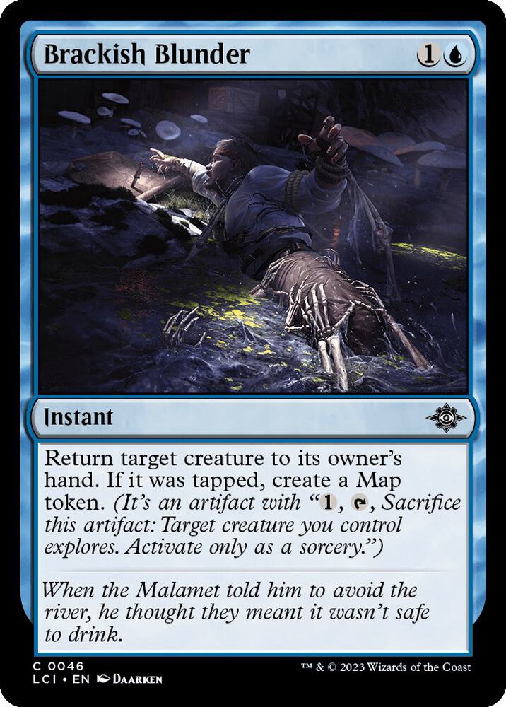 Brackish Blunder 46 card from The Lost Caverns of Ixalan