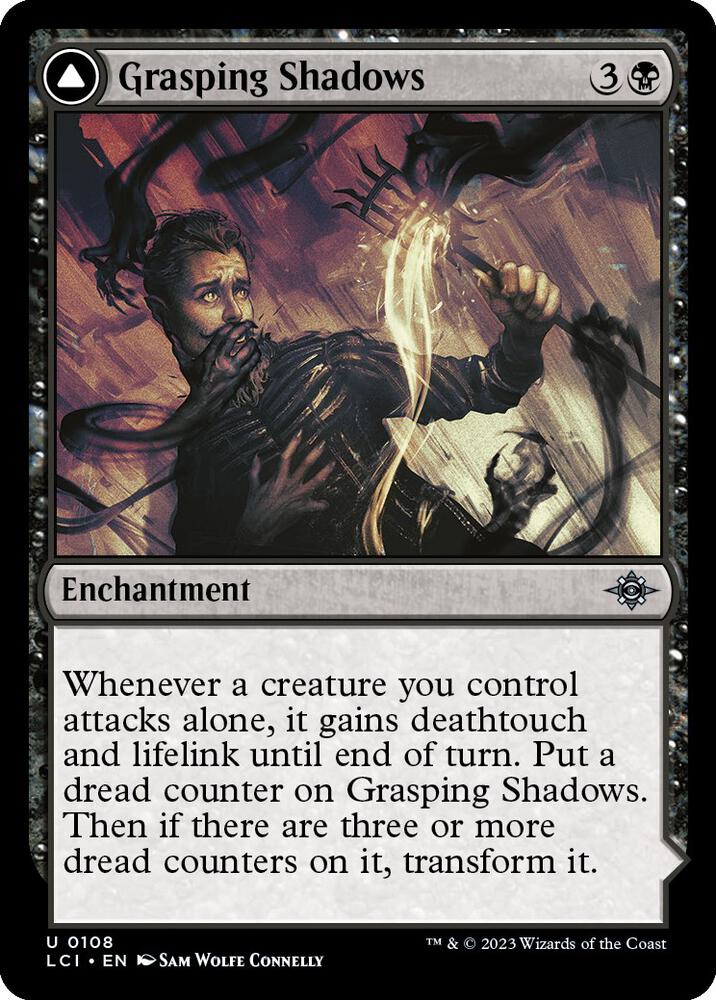 Grasping Shadows 108 card from The Lost Caverns of Ixalan