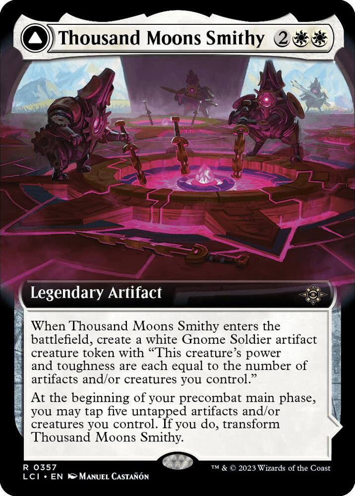 Thousand Moons Smithy (Extended Art) 357 card from The Lost Caverns of Ixalan
