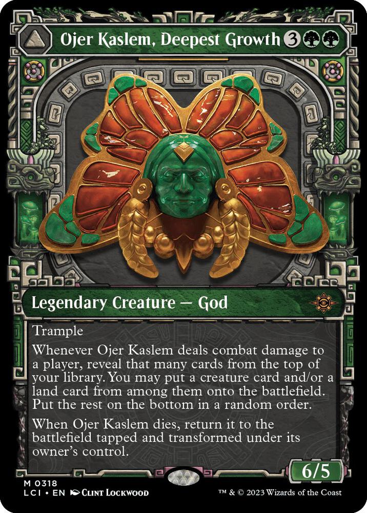 Ojer Kaslem, Deepest Growth (Showcase) 318 card from The Lost Caverns of Ixalan