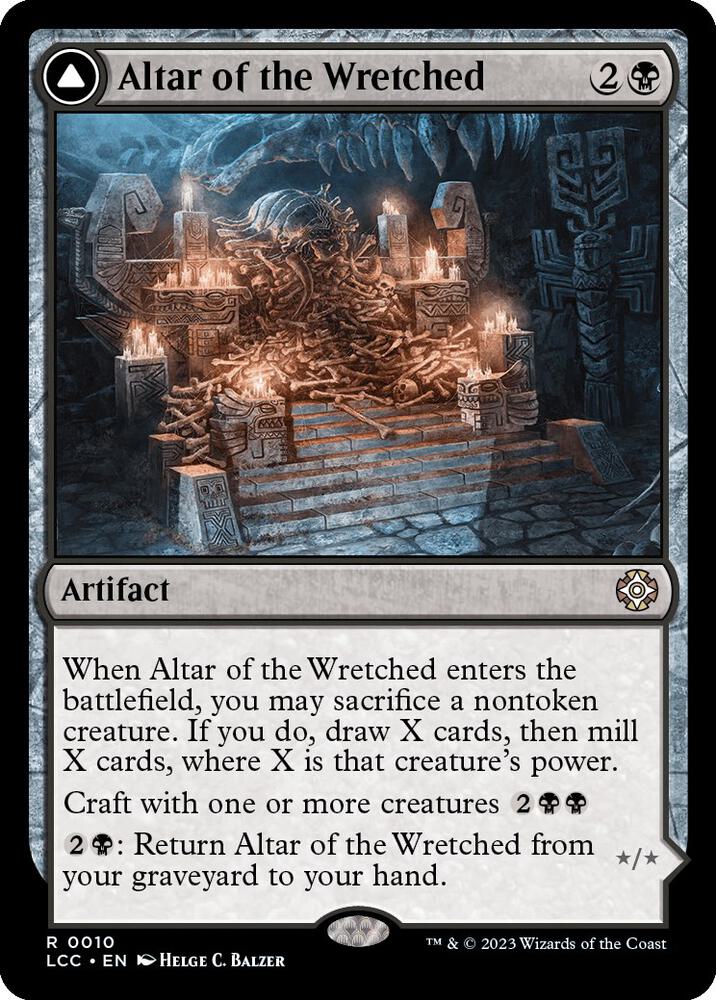 Altar of the Wretched 10 card from Commander: The Lost Caverns of Ixalan