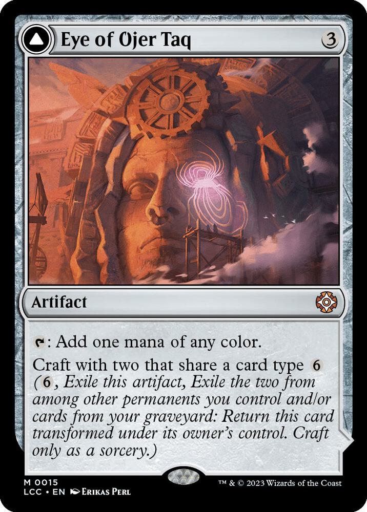 Eye of Ojer Taq 15 card from Commander: The Lost Caverns of Ixalan