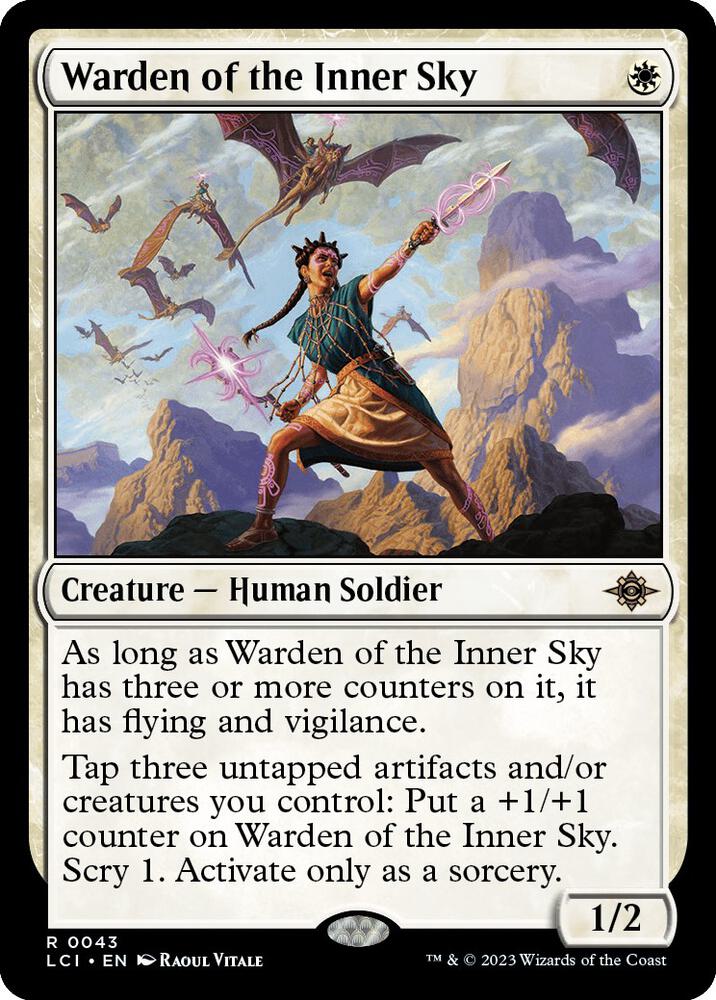 Warden of the Inner Sky 43 card from The Lost Caverns of Ixalan