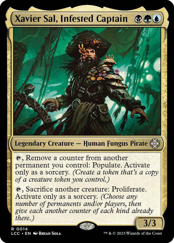 Xavier Sal, Infested Captain 14 card from Commander: The Lost Caverns of Ixalan