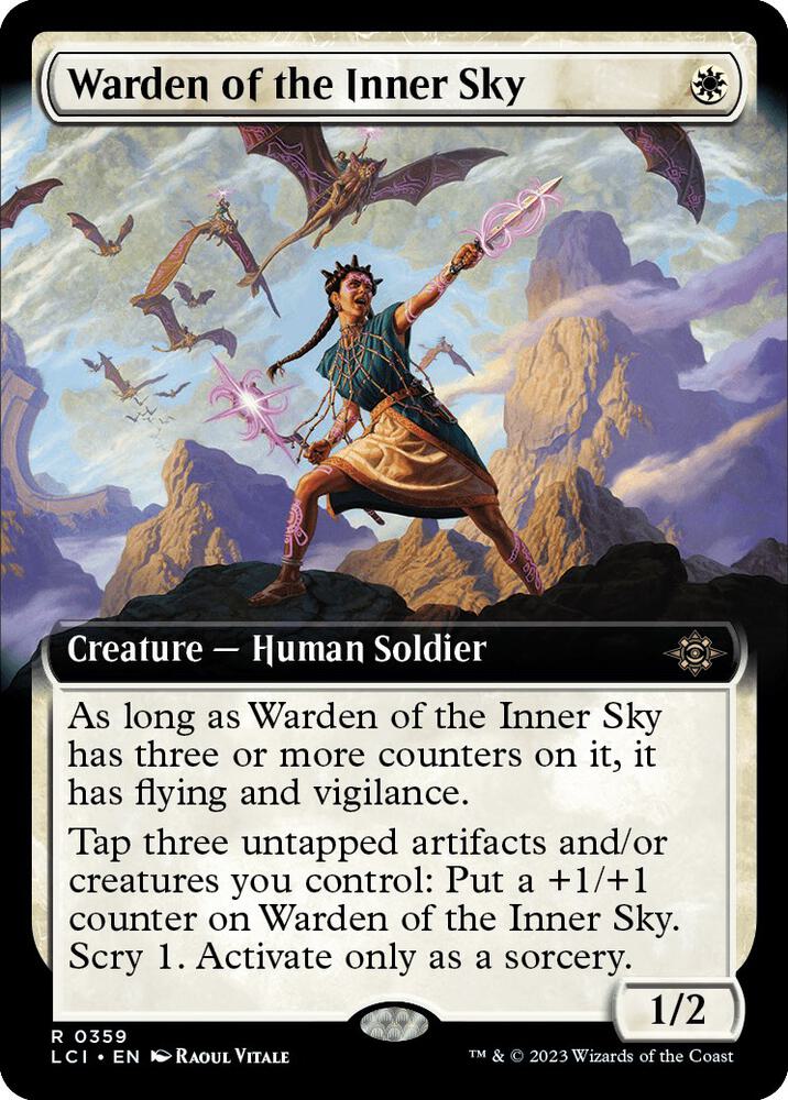 Warden of the Inner Sky (Extended Art) 359 card from The Lost Caverns of Ixalan