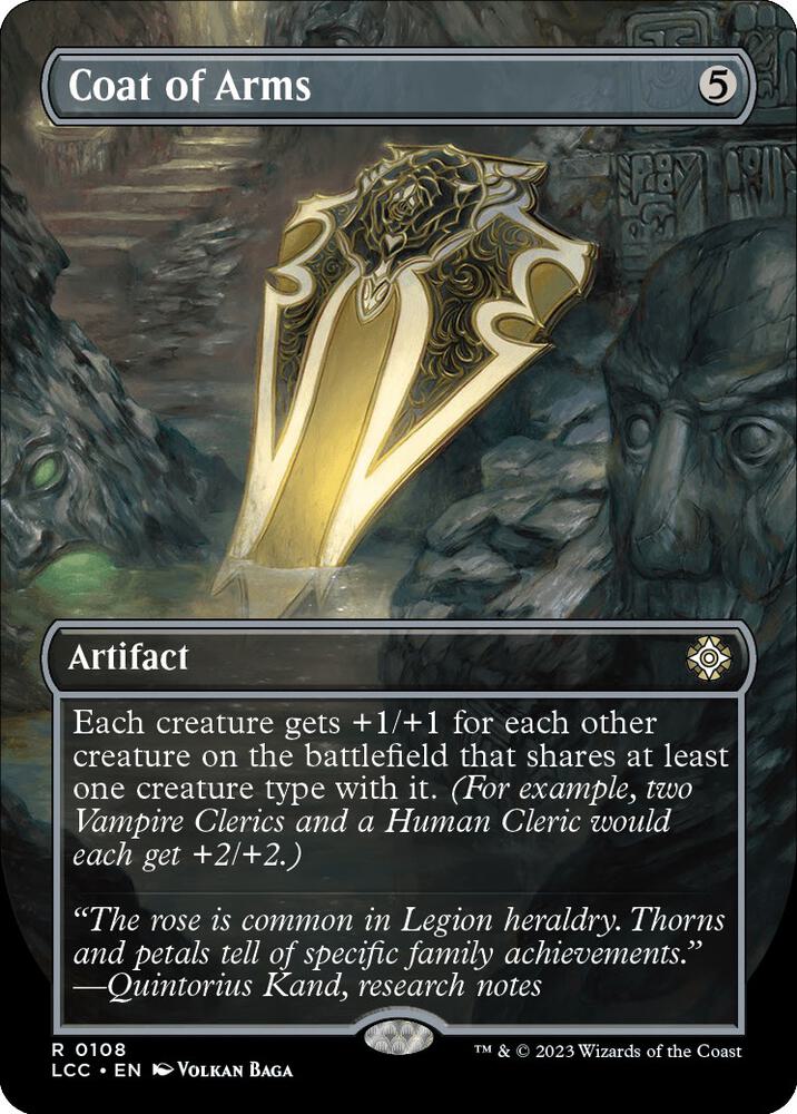 Coat of Arms (Borderless) 108 card from Commander: The Lost Caverns of Ixalan