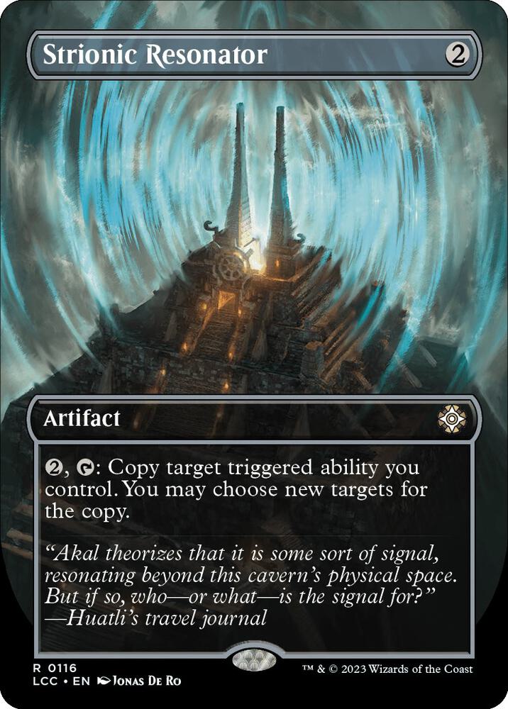 Strionic Resonator (Borderless) 116 card from Commander: The Lost Caverns of Ixalan