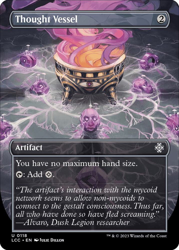 Thought Vessel (Borderless) 118 card from Commander: The Lost Caverns of Ixalan