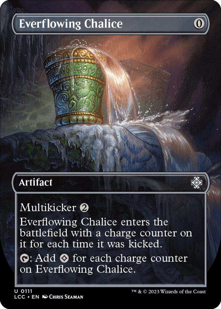 Everflowing Chalice (Borderless) 111 card from Commander: The Lost Caverns of Ixalan
