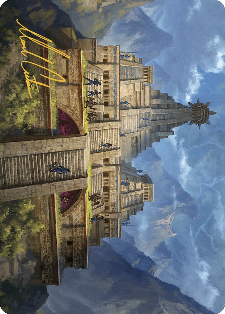 Barracks of the Thousand Art Card (Gold-Stamped Signature) 6 card from Art Series: The Lost Caverns of Ixalan