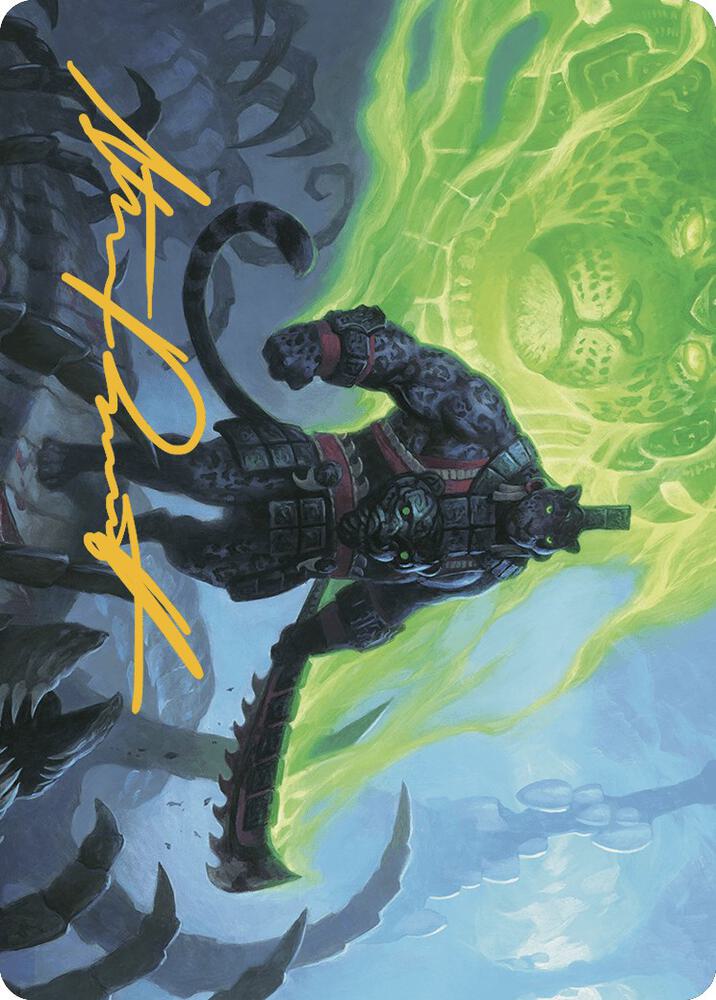 Malamet Veteran Art Card (Gold-Stamped Signature) 29 card from Art Series: The Lost Caverns of Ixalan