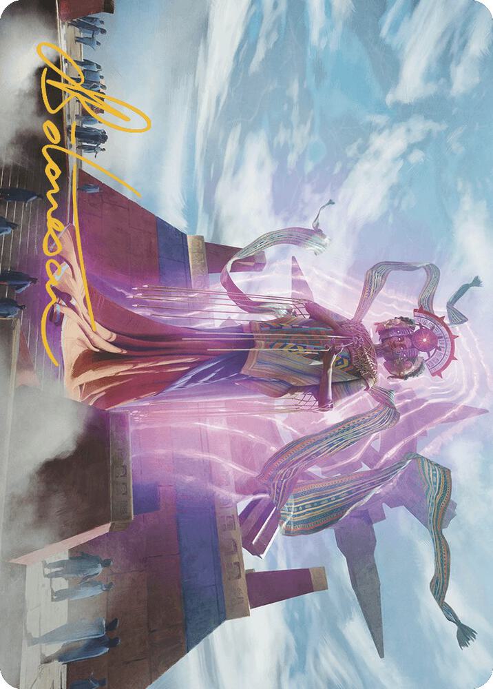 Ojer Taq, Deepest Foundation Art Card (4/81) (Gold-Stamped Signature) card from Art Series: The Lost Caverns of Ixalan