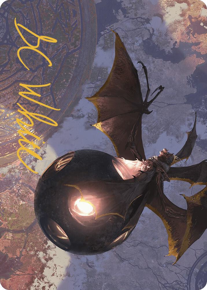 Malicious Eclipse Art Card (Gold-Stamped Signature) 17 card from Art Series: The Lost Caverns of Ixalan