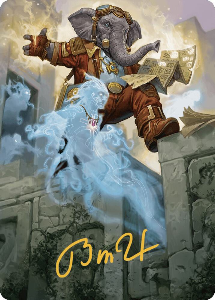 Quintorius Kand Art Card (37/81) (Gold-Stamped Signature) card from Art Series: The Lost Caverns of Ixalan