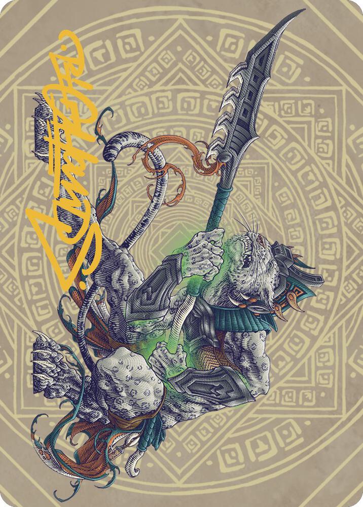 Kutzil, Malamet Exemplar Art Card (Gold-Stamped Signature) 50 card from Art Series: The Lost Caverns of Ixalan