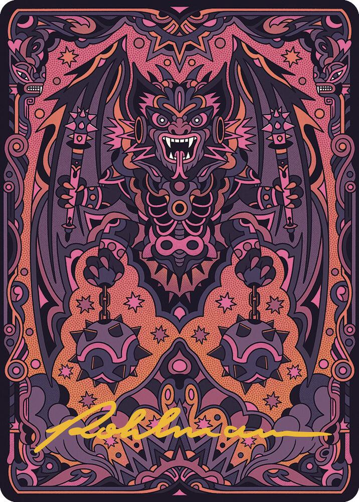 Bloodletter of Aclazotz Art Card (61/81) (Gold-Stamped Signature) card from Art Series: The Lost Caverns of Ixalan