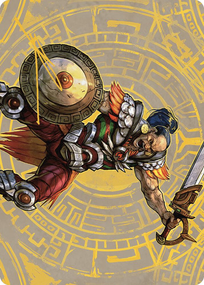 Inti, Seneschal of the Sun Art Card (Gold-Stamped Signature) 47 card from Art Series: The Lost Caverns of Ixalan