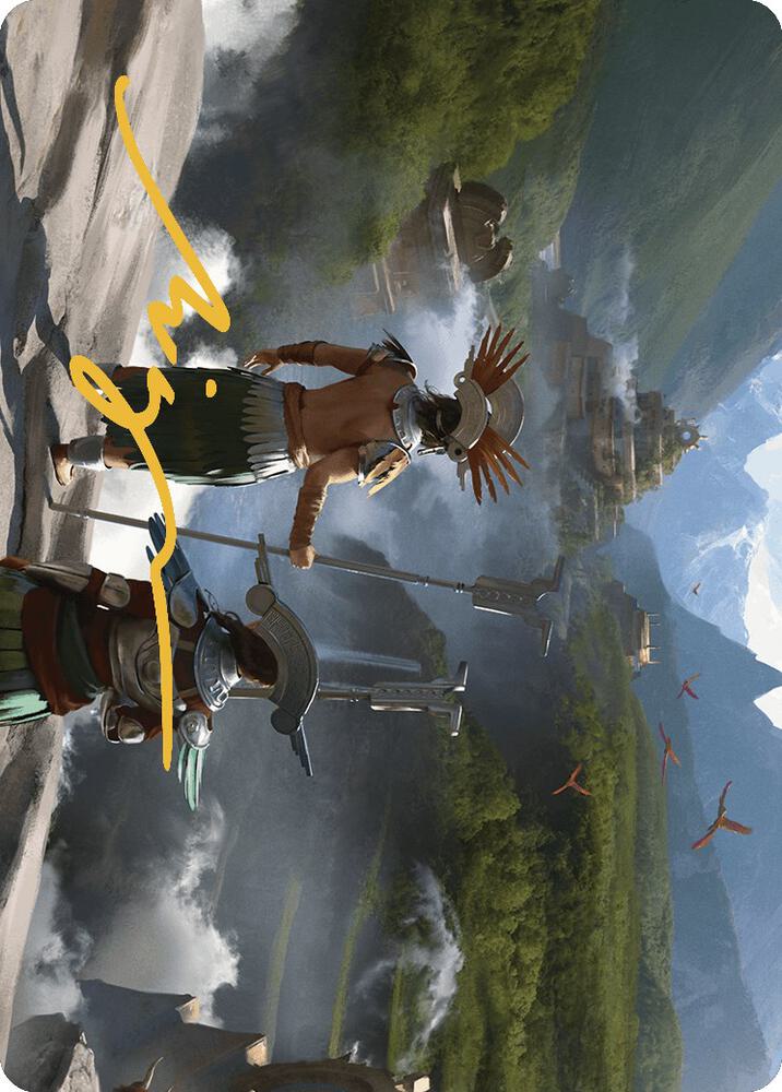 Glimpse the Core Art Card (Gold-Stamped Signature) 25 card from Art Series: The Lost Caverns of Ixalan