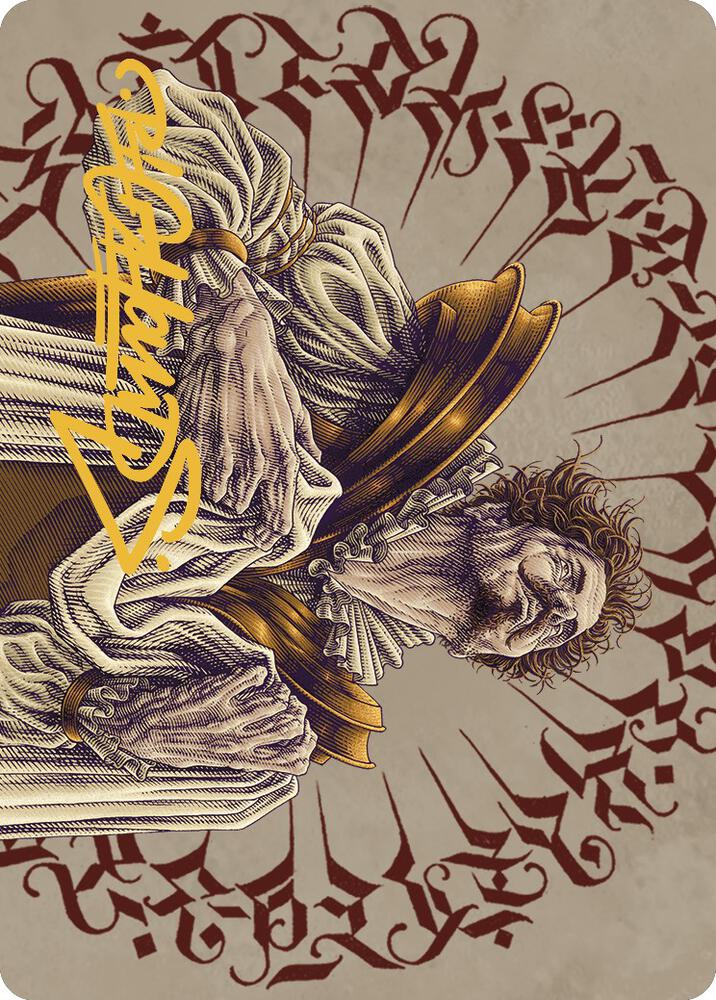 Bartolome del Presidio Art Card (Gold-Stamped Signature) 49 card from Art Series: The Lost Caverns of Ixalan