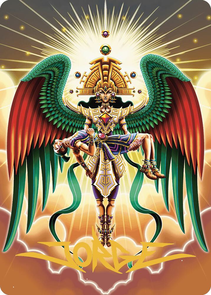 Resplendent Angel Art Card (59/81) (Gold-Stamped Signature) card from Art Series: The Lost Caverns of Ixalan