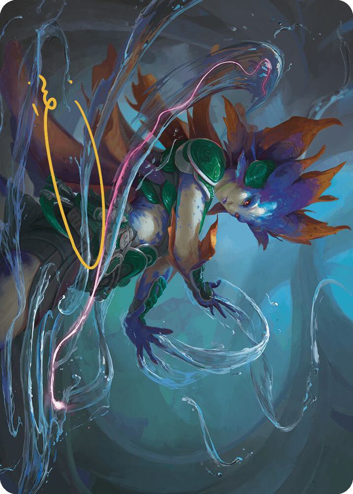 Nicanzil, Current Conductor Art Card (Gold-Stamped Signature) 36 card from Art Series: The Lost Caverns of Ixalan