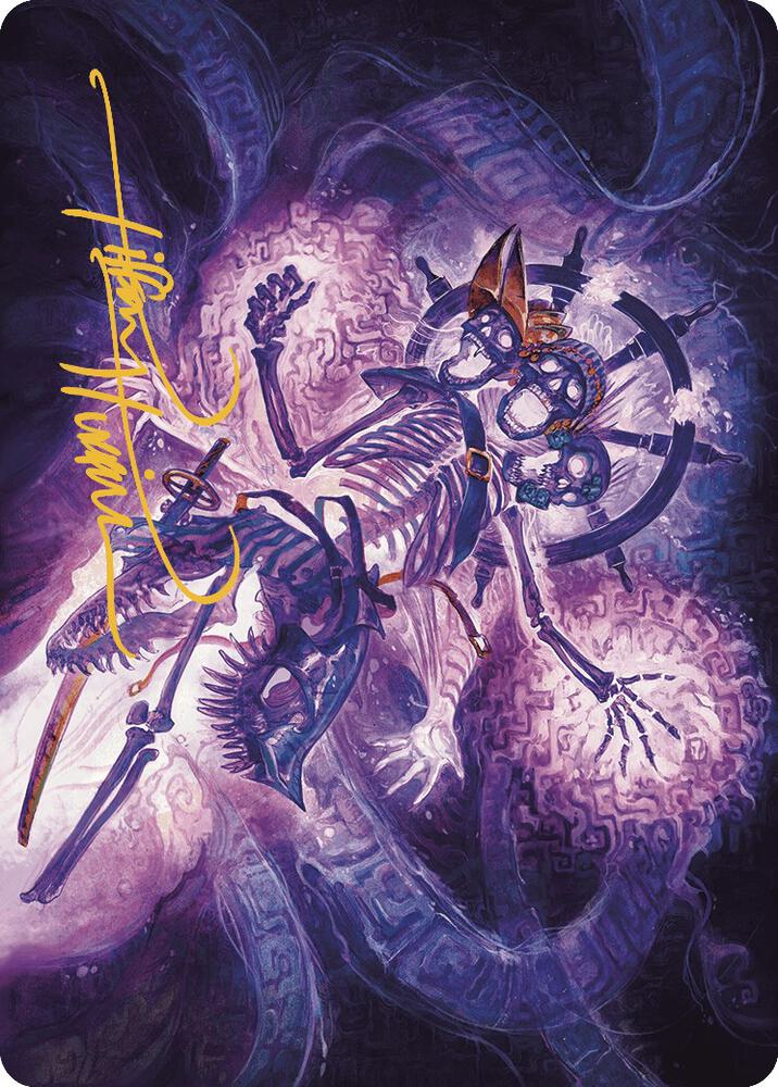 The Grim Captain Art Card (Gold-Stamped Signature) 41 card from Art Series: The Lost Caverns of Ixalan