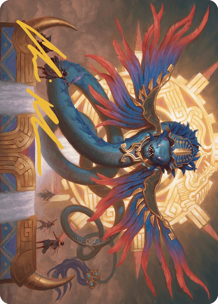 Ojer Pakpatiq, Deepest Epoch Art Card (13/81) (Gold-Stamped Signature) card from Art Series: The Lost Caverns of Ixalan