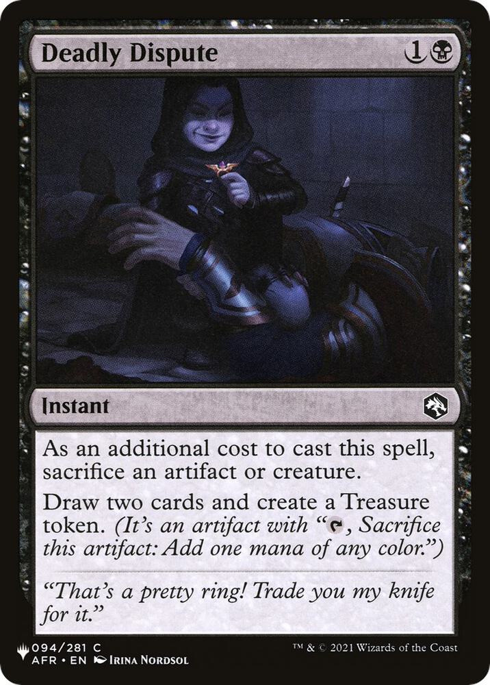 Deadly Dispute 094/281 card from The List Reprints