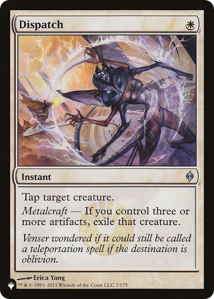 Dispatch 7/175 card from The List Reprints