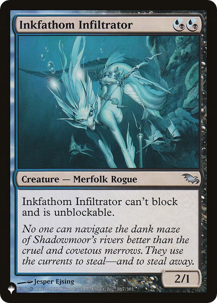Inkfathom Infiltrator 167/301 card from The List Reprints
