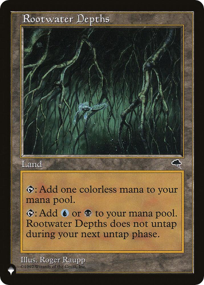 Rootwater Depths card from The List Reprints