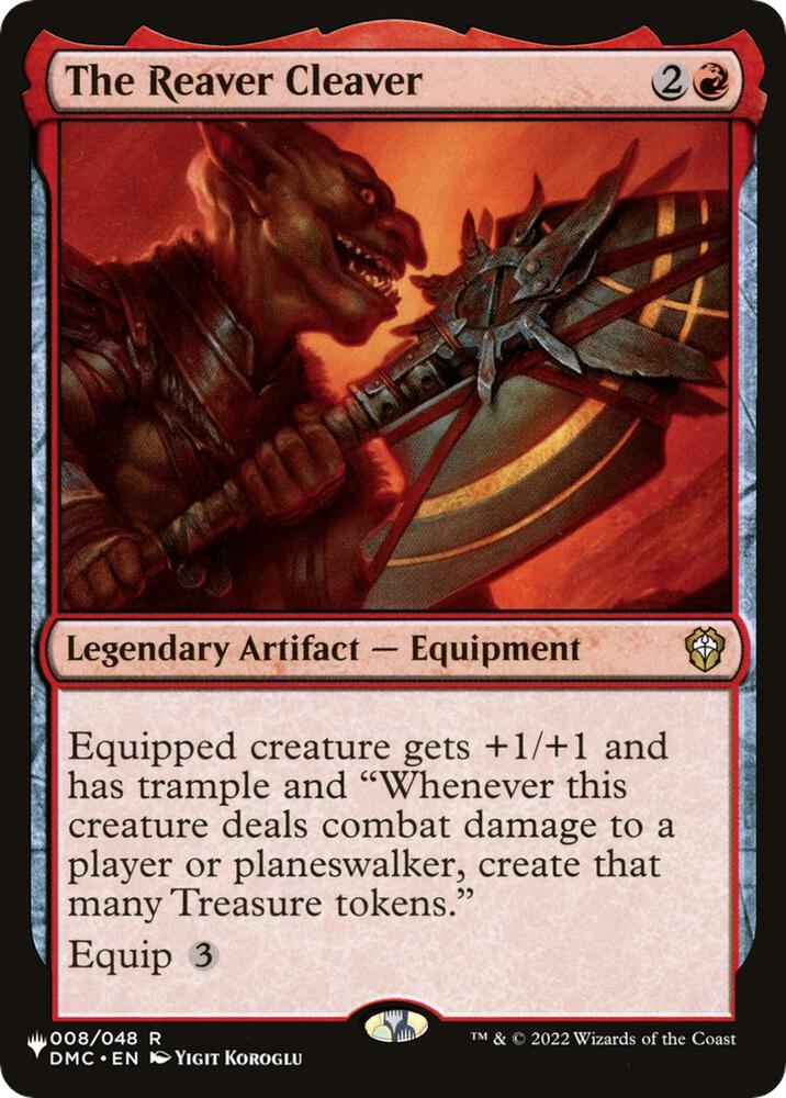 The Reaver Cleaver 008/048 card from The List Reprints
