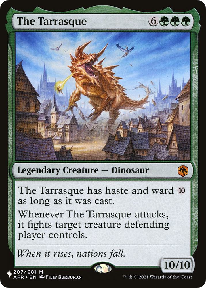 The Tarrasque 207/281 card from The List Reprints