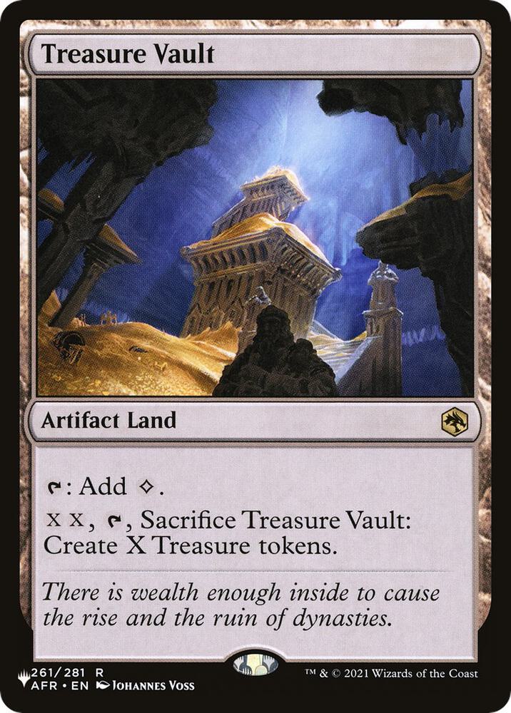 Treasure Vault 261/281 card from The List Reprints