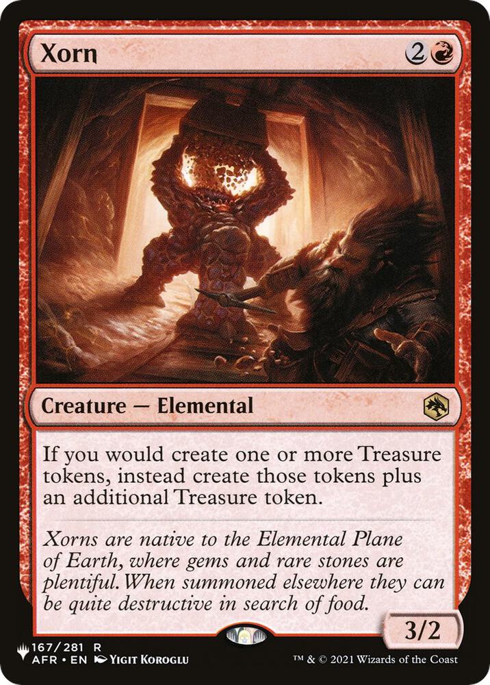 Xorn 167/281 card from The List Reprints